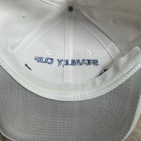 Vintage 1998 Detroit Red Wings Hat Snapback NHL White Stanley Cup Logo 7 Cap - Picture 5 of 8